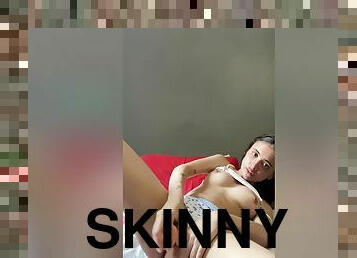 Skinny Petite Teen Girl With Tight Pussy Masturbating - Nessaacxx