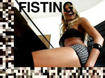 fisting, masturbation, orgasm, pissande, fitta-pussy, hardcore, europeisk, blond, euro, ensam