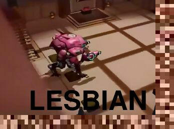 D.va's lesbian threesome