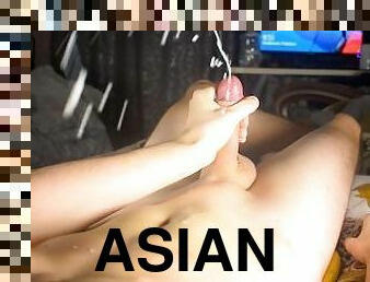 asiatic, masturbare-masturbation, amatori, jet-de-sperma, adolescenta, gay, laba, masturbare, tanar18, sperma