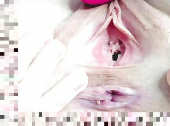 Anal gaping and close-up masturbation