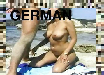 German Anal Sex on the Beach