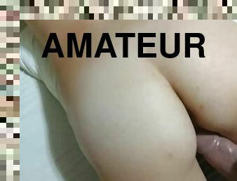 amatör, cumshot, gigantisk-kuk, brunett, kuk