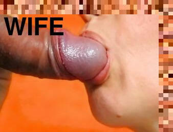 femme, amateur, fellation, ejaculation-sur-le-corps, milf, fellation-profonde, couple, point-de-vue, ejaculation