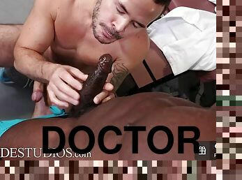 anal, doctor, interracial, gay, besando, prieto, culazo, musculada, blanca