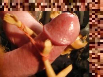 masturbation, amateur, ejaculation-sur-le-corps, jouet, sur-le-visage, ejaculation, sperme, fétiche, solo, poupée