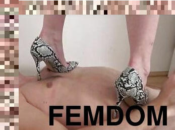 trampling femdom girls