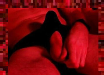 Red light district orgasm over my underwear