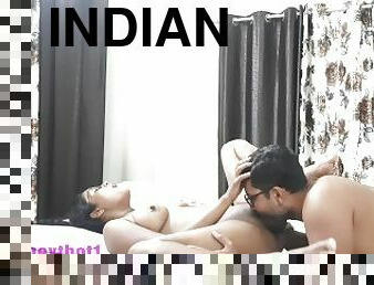 menghisap-zakar, buatan-sendiri, gadis-indian, creampie, pasangan, berkahwin