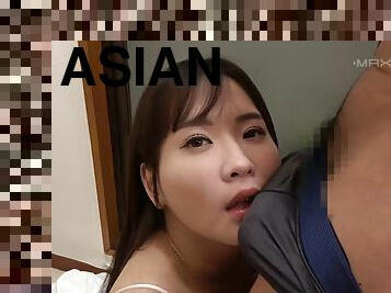 asiatisk, hundestilling, fisse-pussy, kone, moden, pikslikkeri, milf, mor, japans, spiller