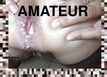 cul, levrette, extrême, pisser, amateur, anal, mature, milf, maison, belle-femme-ronde