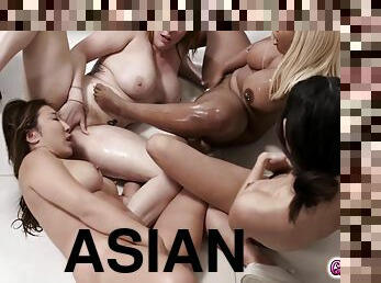 azijski, skirt, crnci, međurasno, lezbejke, mame-koje-bih-jebao, grupni-seks, obrijani
