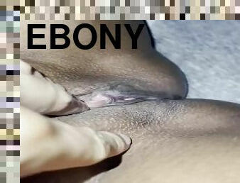 clito, extrême, grosse, masturbation, orgasme, pisser, chatte-pussy, giclée, ébène, milf