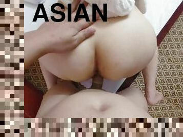 asiatisk, rumpe, amatør, milf, japansk, handjob, melk