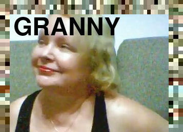 Beautiful granny masturbate 1