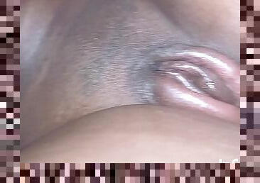 cul, grosse, chatte-pussy, amateur, ébène, milf, ejaculation-interne, belle-femme-ronde, solo, orteils