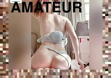 gros-nichons, masturbation, amateur, babes, ejaculation-sur-le-corps, ados, jouet, chevauchement, gode, bout-a-bout