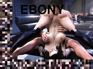 ébène, black, hentai