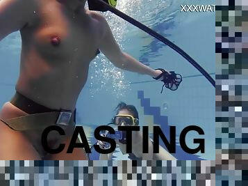 Adeline Gauthiers hottest underwater babes are in the casting