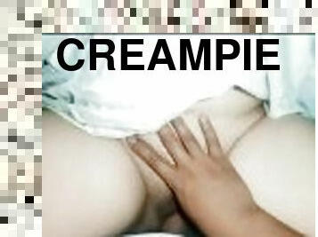 orgasme, amatør, milf, mamma, creampie, par, mor, filipinsk