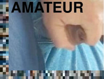 masturbation, amatör, mogen, cumshot, gigantisk-kuk, knubbig, sprut, fetisch, ensam, påklätt-sex