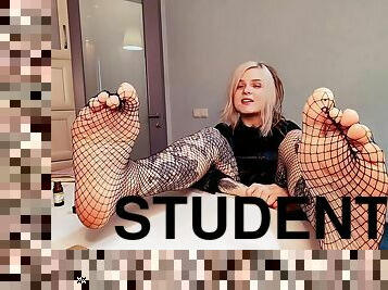 student, učitelj, amaterski, stopala-feet, uhođenje, pov, plavuše, web-kamere, riblja-mreža, fetiš