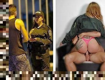 armée, cul, bureau-office, public, amateur, latina, police-police, bite