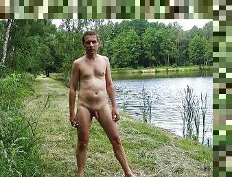 Nudism by lake 2