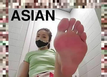 asian, kaki, pov, sempurna