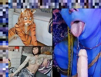 Monster Girl Compilation - Body Paint, Lamia, Alien - MisaCosplaySwe