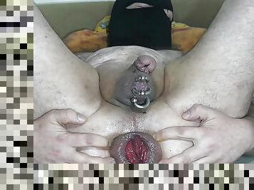 papá, extremo, con-el-puño, enorme, masturbación, amateur, anal, juguete, hardcore, gay