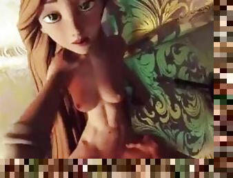Rapunzel Anal POV 3D Hentai
