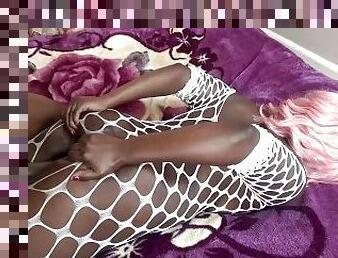 énorme, chatte-pussy, amateur, ejaculation-sur-le-corps, ébène, black, pute, humide, bite, dure