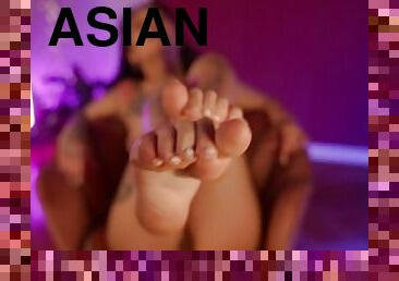 asiatique, cul, masturbation, babes, ados, esclave, pieds, point-de-vue, ejaculation, fétiche