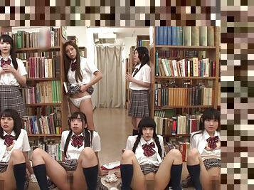 オージーパーティー, プッシー, 学究, フェラチオ, ローティーン, 日本人, 制服, ブルネット