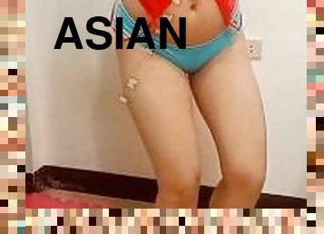 asiatique, amateur, milf, danse, fétiche, solo, philippine, réalité