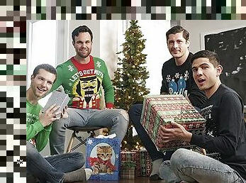 Hunk Step Dads Beau Reed & Rocky Vallart Have Special Christmas Gifts For Step Sons - Twink Trade