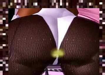 gros-nichons, chatte-pussy, hentai, 3d, humide