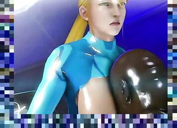 Samus Aran Riding BBC