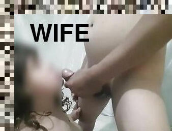 Pinay wife blowjob laki talaga ng titi mo kuya