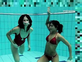 Markova and Zlata are the hottest lesbians underwater