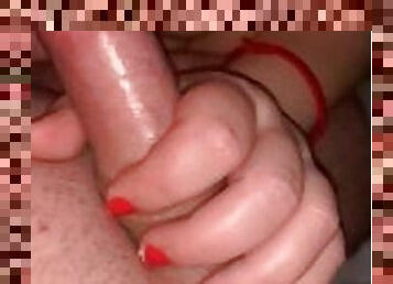 She is sucking me in a hostel with 2 other couples in the room