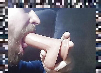 amatör, avsugning, gay, deepthroat, dildo, ensam