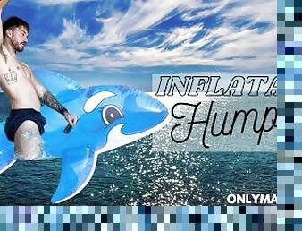 Inflatable pool toy humping