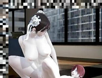 asien, beule-schuss, immens-glied, japanier, creampie, rothaarige, anime, hentai, 3d, glied