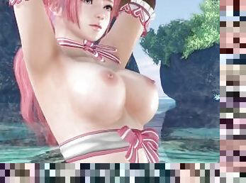 Dead or Alive Xtreme Venus Vacation Fiona Eyes on Me Maid Outfit Nude Mod Fanservice Appreciation