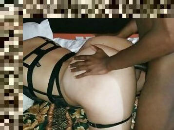 buntut, menipu, parti, isteri, amateur, interracial, orang-latina, creampie, suami, hotel