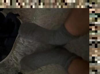 Sweaty Dirty Gym Shoes Feet Socks Barefoot Foot Fetish Play & Worship