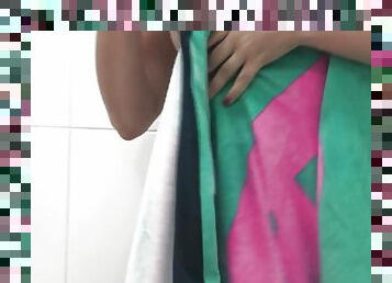 mandi, mastubasi, vagina-pussy, muncrat, amatir, buatan-rumah, brazil, mandi-shower, basah, berambut-cokelat