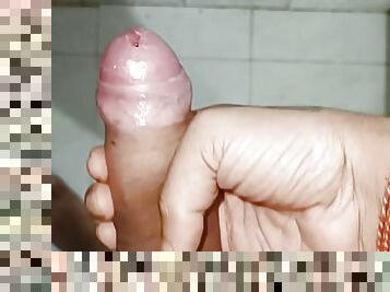 Handjob by me thinking of my gf ass